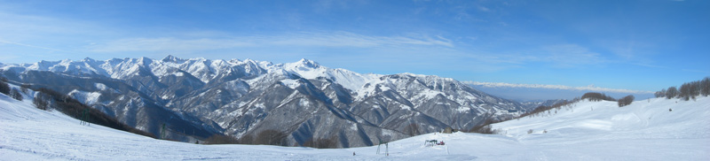 Panorama dall'Alpet