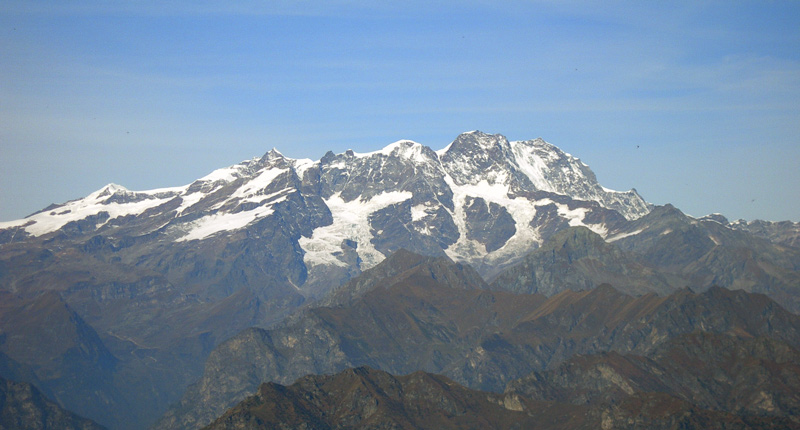 Monte Rosa - visto dal Monte Barone