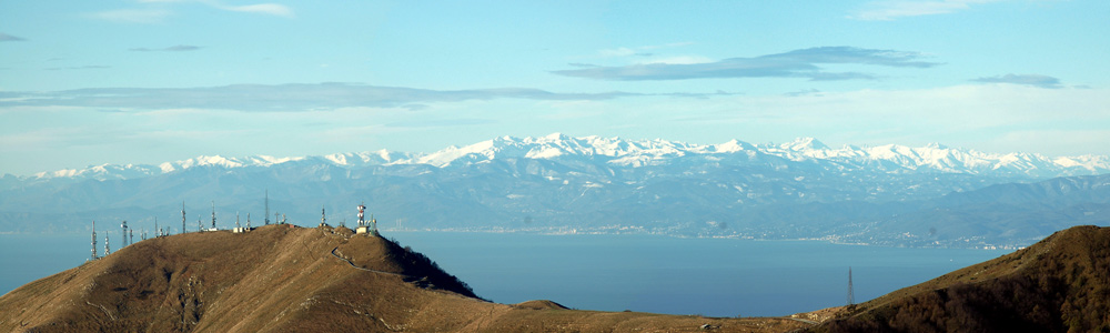 Monte Fasce e Marittime visti dal M.te di Traso